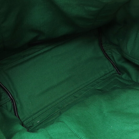 BALENCIAGA Navy Cabas Checkered Wool Handbag - Picture 5 of 11